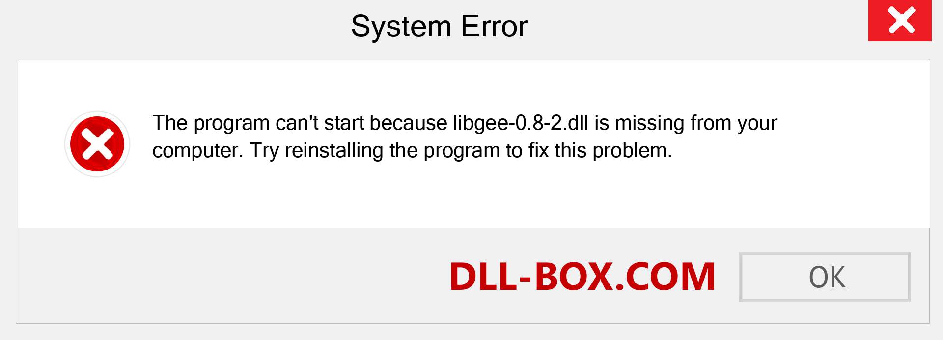  libgee-0.8-2.dll file is missing?. Download for Windows 7, 8, 10 - Fix  libgee-0.8-2 dll Missing Error on Windows, photos, images